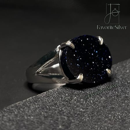 خاتم شناكير حجر لامع