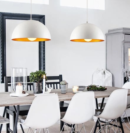 انارة معلقة E27 اسود راوند دروب Round Drop من روسلين