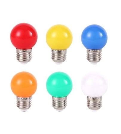 لمبة سهاري 220 5 واط ملون سنة