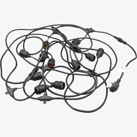 عقد زينه اسود مع سلك 25 متر 25 كوع