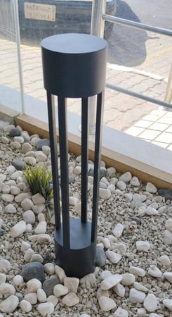 انارة حديقة G10 اسود اكس مدور طول 60 سم