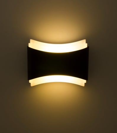 انارة جدارية 6047 جرم اسود المنيوم روسلين