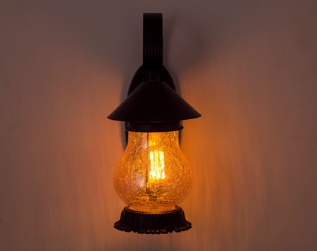 انارة جدارية E 27 اسود 6541 من روسلين