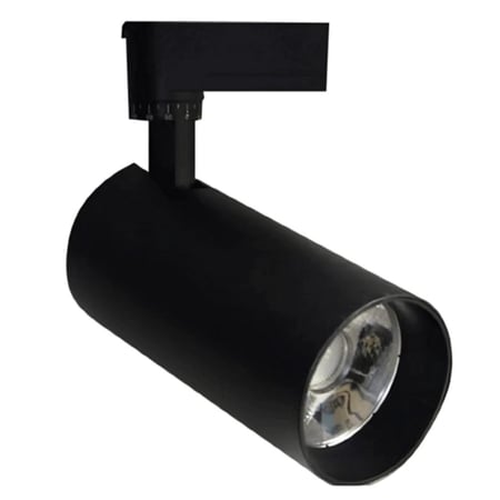 انارة تراك لايت لد اصفر 10 واط اسود اتش ار