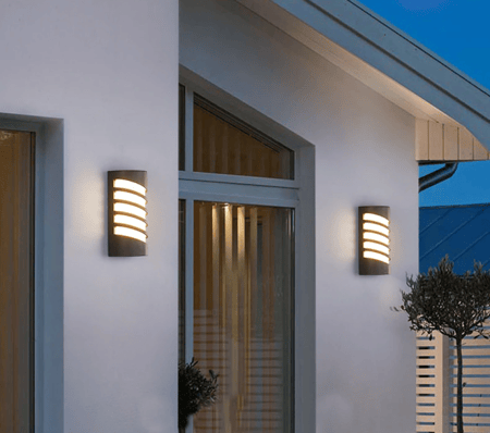 انارة جدارية 1027 جرم اسود المنيوم روسلين