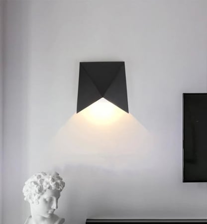 انارة جدارية 7254 جرم اسود المنيوم روسلين