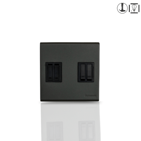 مفتاح رباعي رمادي غامق عريض باناسونيك تايلندي