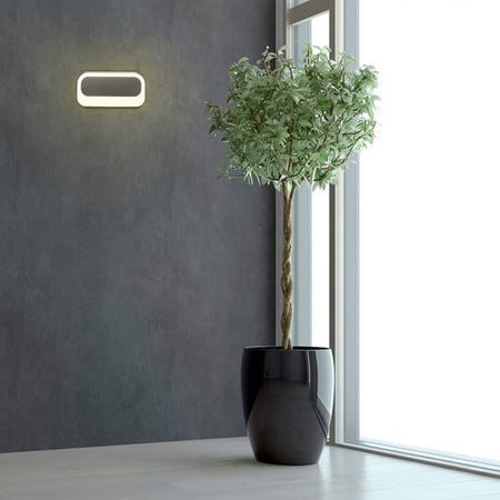 انارة جدارية لد اصفر 5001 جرم اسود روسلين