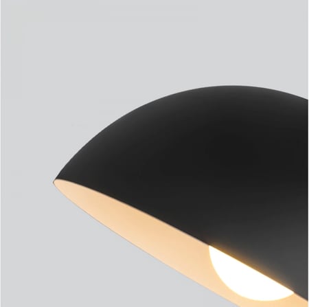 انارة معلقة E27 اسود راوند دروب Round Drop من روسلين