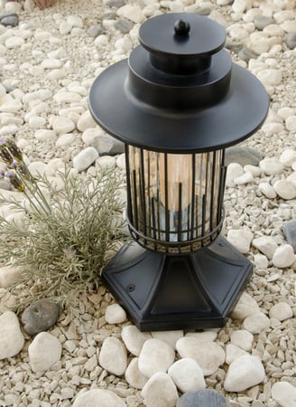 انارة حديقة جلاسي E27 اسود 30006 من روسلين