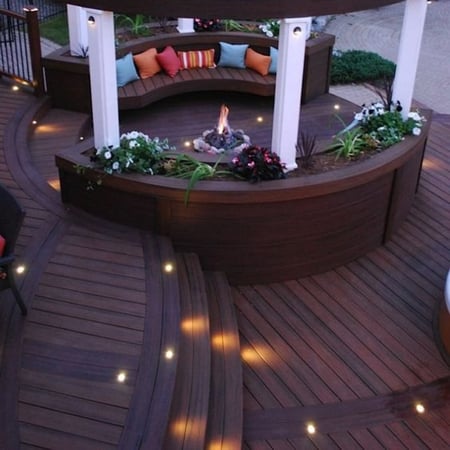 كشاف ارضي 4 بوصة لد اصفر 10 واط ماجيك