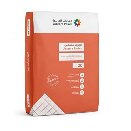غراء بورسلان سانتكس الجزيرة احمر 20 كيلو