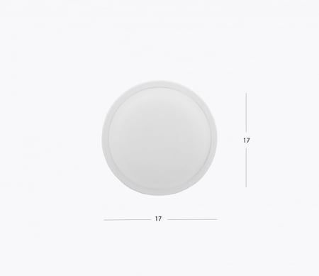 انارة جدارية لد اصفر WLWP015-R جرم ابيض من روسرام