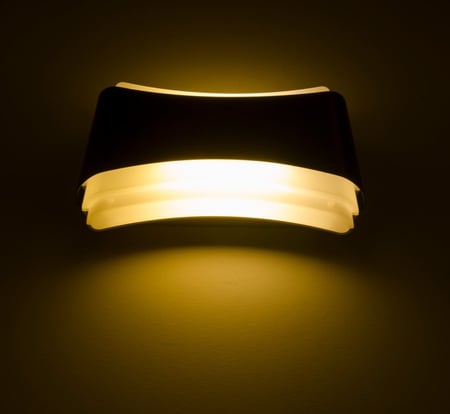 انارة جدارية 6047 جرم اسود المنيوم روسلين