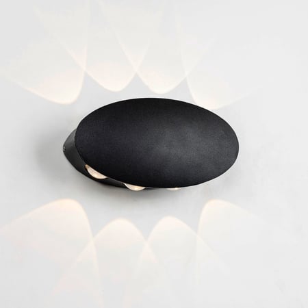 انارة جدارية 3008 جرم اسود المنيوم روسلين