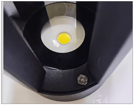 انارة حديقة اكس لد اصفر مدور اسود طول 30 سم 7232 من روسلين