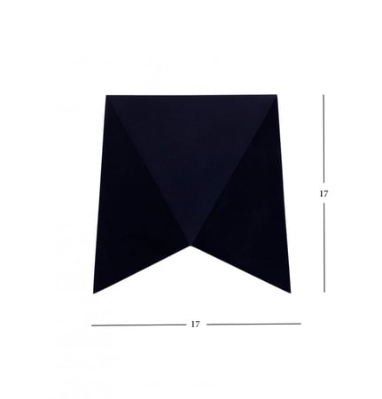 انارة جدارية 7254 جرم اسود المنيوم روسلين