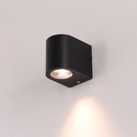 انارة جدارية داون G10 جرم اسود h r