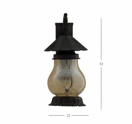 انارة جدارية E27 اسود 30027 روسلين