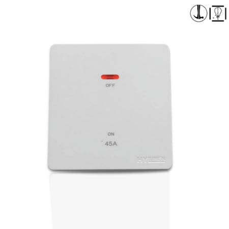 مفتاح مكيف بيانو ابيض هيلمين