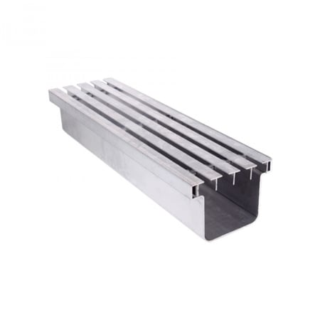 مجرى سيل شرائح 100 سم المنيوم زوايا