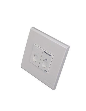 فيش شبكة مع تلفون باناسونيك ابيض