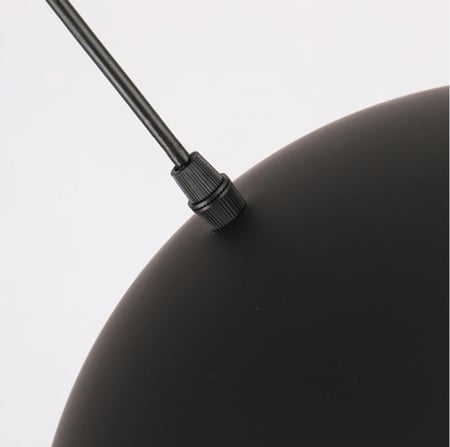 انارة معلقة E27 اسود راوند دروب Round Drop من روسلين