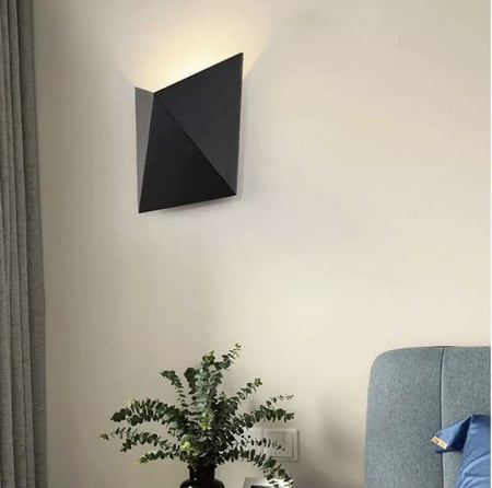 انارة جدارية 7254 جرم اسود المنيوم روسلين