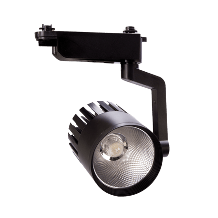 انارة تراك لايت لد اصفر 30 واط جرم اسود اصول التميز