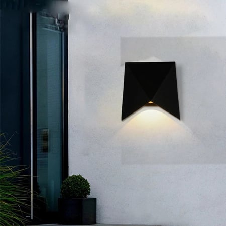 انارة جدارية 7254 جرم اسود المنيوم روسلين