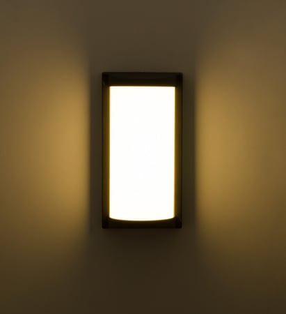 انارة جدارية 1023 جرم اسود المنيوم روسلين