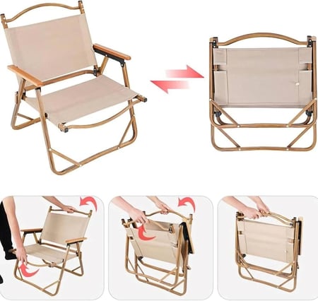 طقم رحلات قابل للطي كرسيين وطاولة