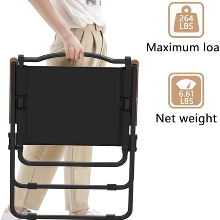 طقم رحلات قابل للطي كرسيين وطاولة