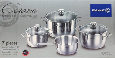 كوركماز اروما طقم اواني 7 قطع - A1094