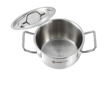 زيبرا estio طقم قدور ستيل 10 قطع لمعان عالي