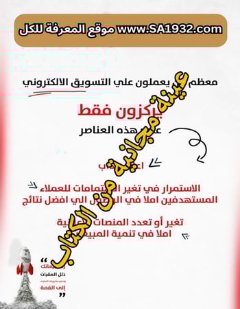 كيف ترفع من مبيعاتك وتنمو بسرعة الصاروخ - 30 صفحة