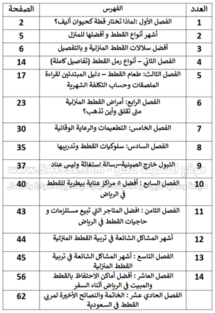 دليل تربية القطط المنزلية