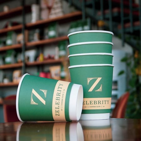 اكواب ZELEBRITY الورقية 250 مل
