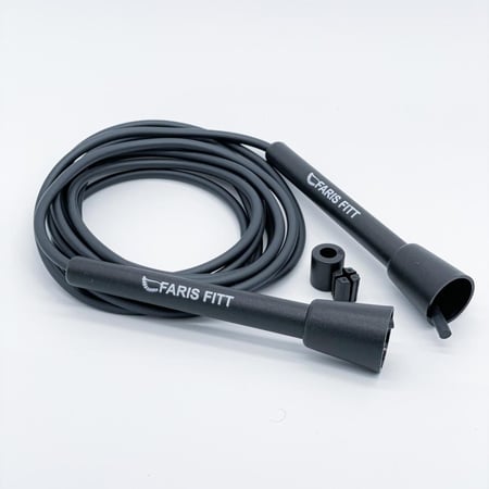 حبل نط خفيف Black