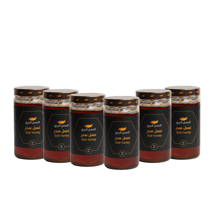 بكج 3 كيلو - 6 عبوات عسل سدر 500 جرام