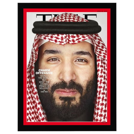 لوحة ولي العهد محمدبن سلمان ببرواز - جريتنس