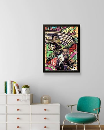 جاكي شان في وضعية قتالية من فيلم Rush Hour