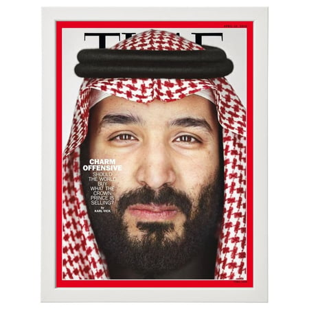 لوحة ولي العهد محمدبن سلمان ببرواز - جريتنس