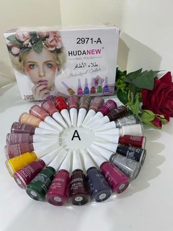 بوكس مناكير 24 لون A من HUDANEW