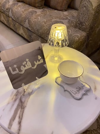 كوستر تطريز فضي