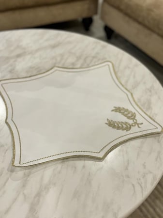 مفرش صينيه تطريز