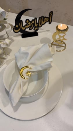 مسكة مناديل  هلال ونجمه