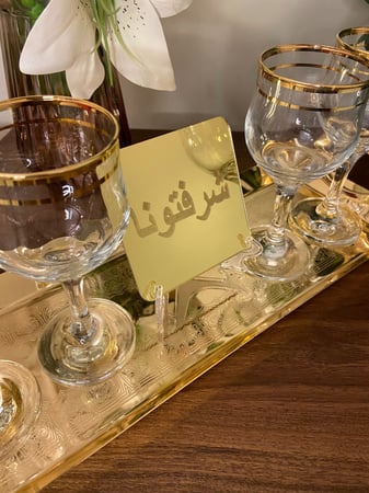 استاند اكريليك بعبارات ترحيبيه