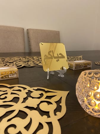 استاند اكريليك بعبارات ترحيبيه