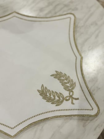 مفرش صينيه تطريز